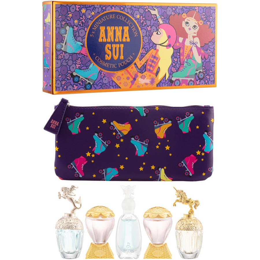 5 Anna Sui Women Perfume Collection Mini Set New in Box High quality new
