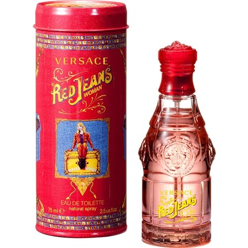 versace perfume red jeans